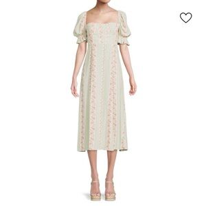 WeWoreWhat Floral Midi Dress NWOT Sz 2